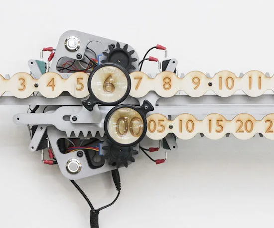 Time is linear, so you need an Arduino linear clock!