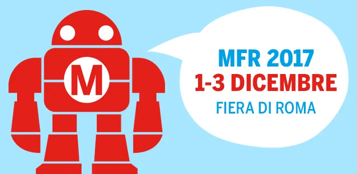 Maker Faire Rome 1>3 December: Circle the date on the calendar!