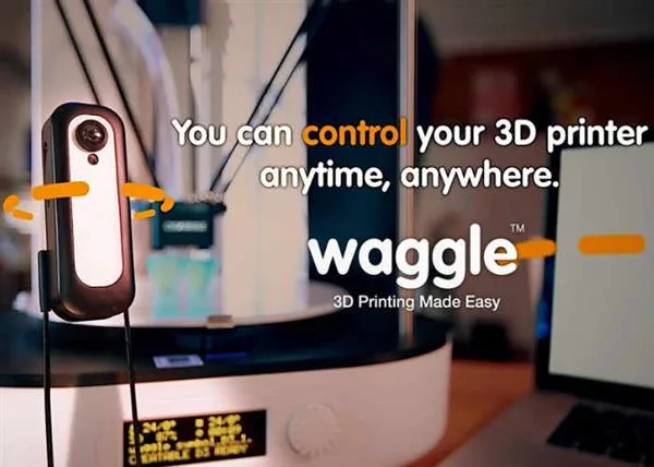 Control your 3D Printer from Anywhere with Waggle