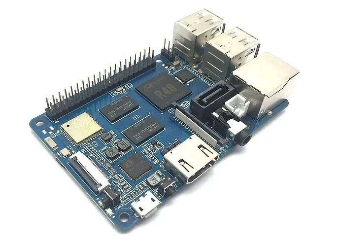 Banana Pi BPI-M2 Berry: the Allwinner R40 SBC with SATA support at $32