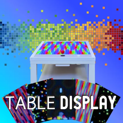 Hacking an IKEA Lack Table into a Display