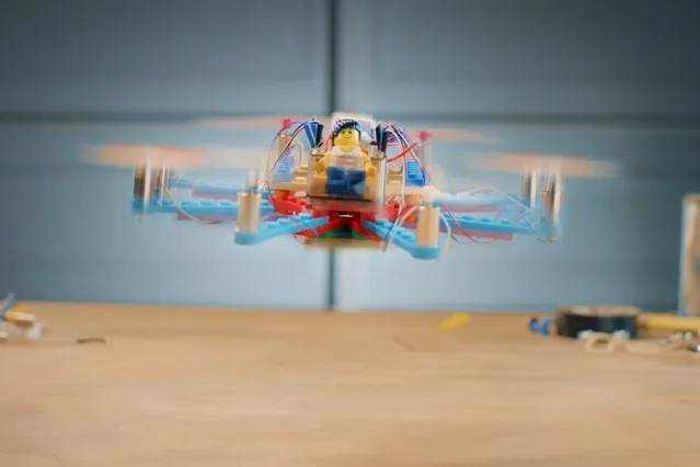 Drone + LEGO pieces = Lego Drone!