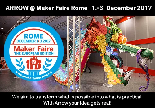 Arrow Electronics at Maker Faire Rome
