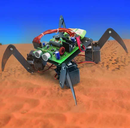 Spiderin, a four-legs spider robot