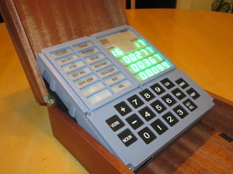 How to Recreate the Apollo Guidance DSKY Computer