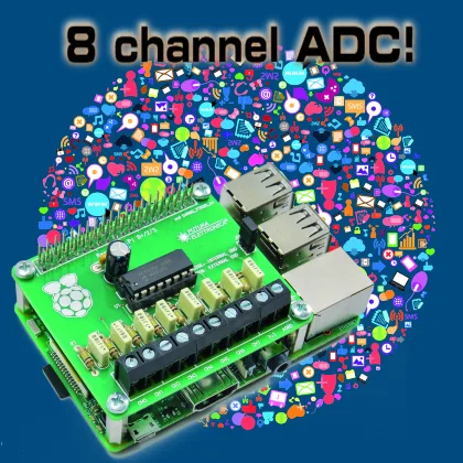 Discover the 8-channnel ADC 8 expansion shield