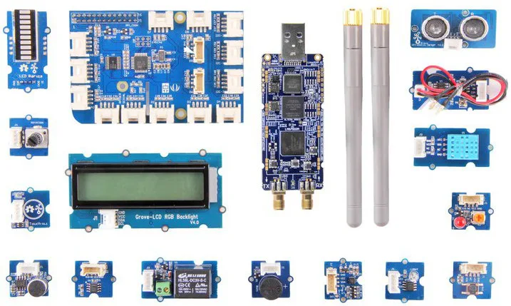 Grove Starter Kit for the LimeSDR Mini is Raspberry Pi Compatible