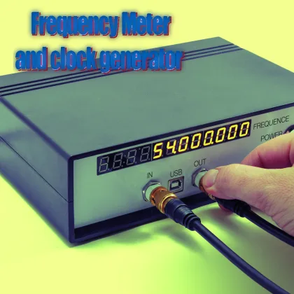 An Open Source Frequency Meter and clock generator