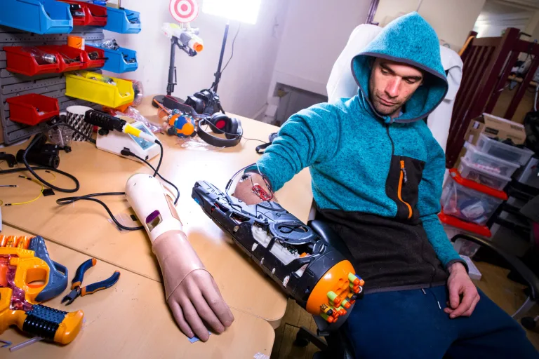 DIY a 3D Printed Prosthetic Nerf Gun