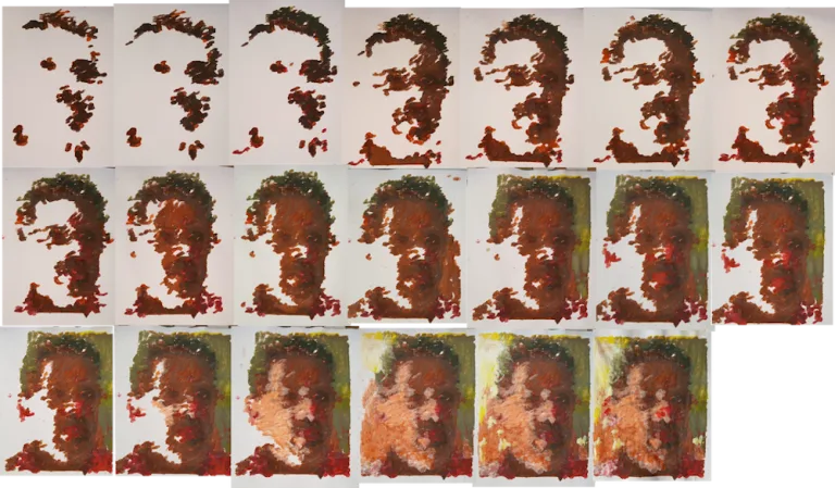 Van Gogh-Powered Portrait Painter Robot