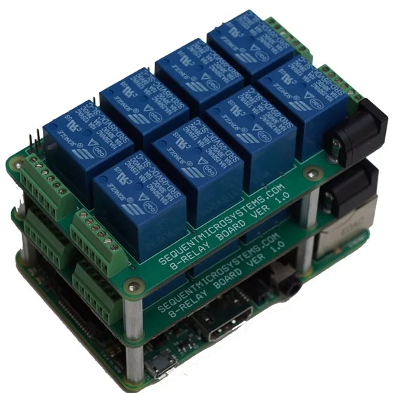 Raspberry Pi 8-Relay Expansion Card for Home Automation