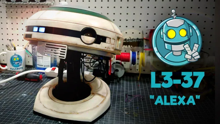 DIY a Voice Controlled L3-37 Star Wars Droid