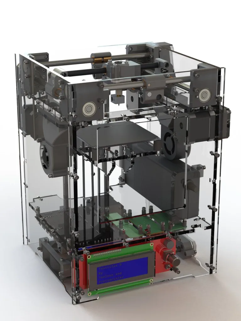 Tantillus R: the Reborn of a tiny, highly portable and precise 3D printer