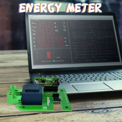 Energy Meter module to analyze the electrical grid parameters and consumption (part 1)