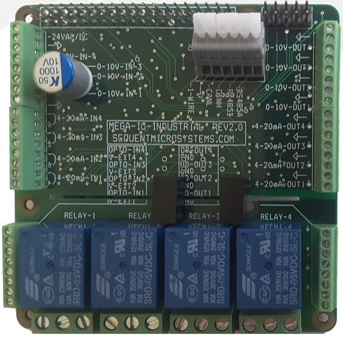 Raspberry Pi MegaIO-IND: the Low Cost Solution for Industrial Processes Monitoring