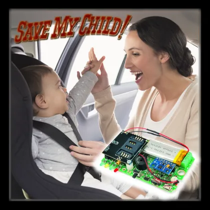 Save My Child: the smart seat that sends text messages if you forget the child in the car
