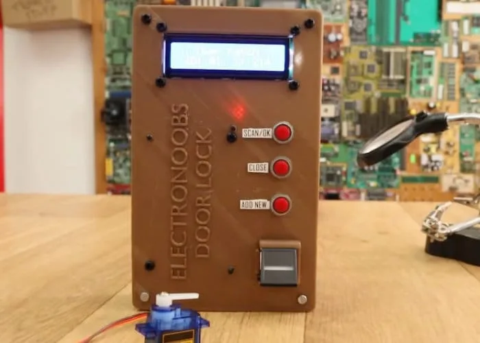 Arduino Fingerprint  Door Locking System