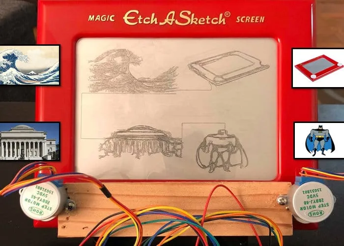 How to Make a Raspberry Pi Powered Etch-a-Sketch System