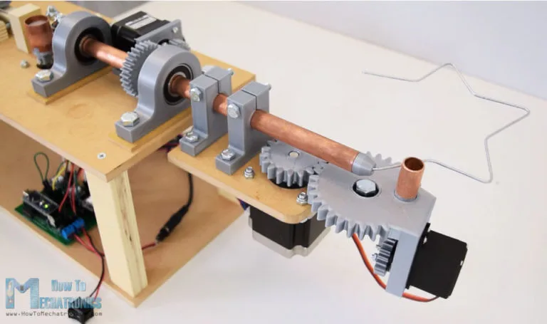 DIY Arduino-Powered 3D Wire Bending Machine