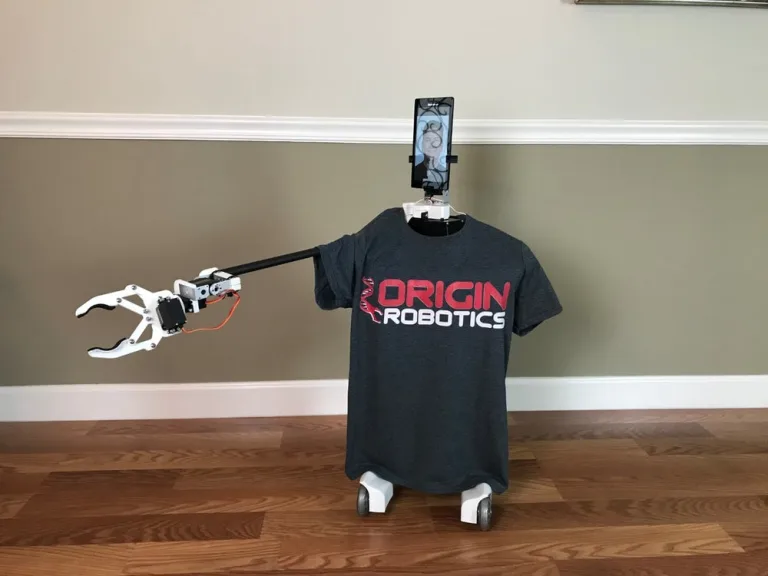 Origibot2 is an Advanced Telepresent Robot Platform with Arduino