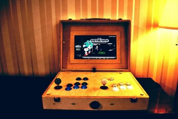 Plywood Raspberry Pi Retropie Games Console