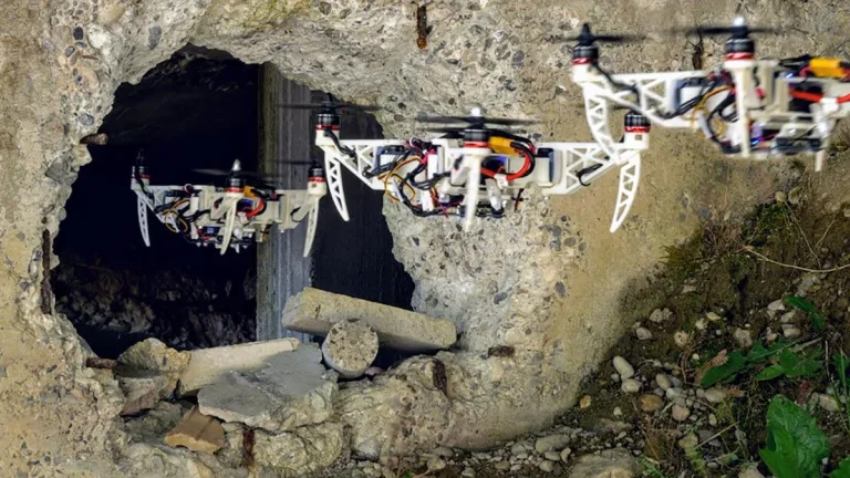 Amazing Morphing Quadrotor Drone for Search and Rescue