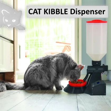 Automatic dispenser for cats