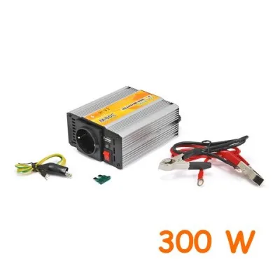 Modified Sine Wave DC-AC Power Inverter – 12 V – 300 W + USB