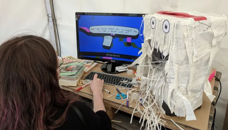 The Book Ritual: a Game About Destroying Books