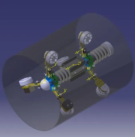 Arduino Powered Six-Wheeled Pipeline Inspection Robot
