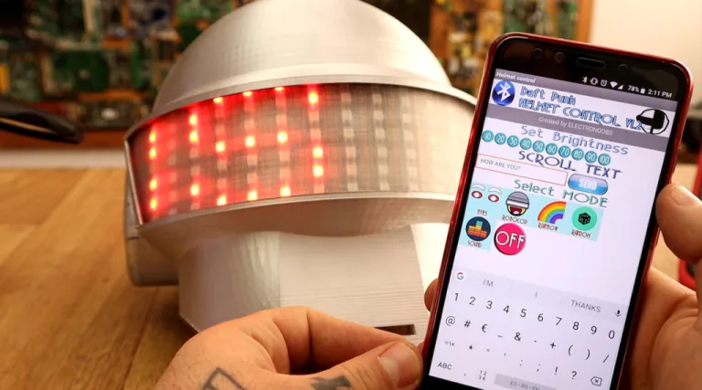 Have Fun Creating a Bluetooth-Controlled Daft Punk RGB Helmet