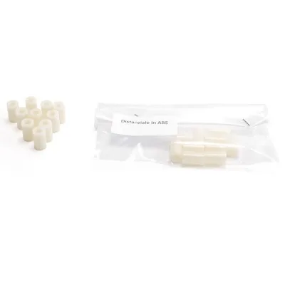 Pack 10 Pcs ABS M3 spacers 10 mm long