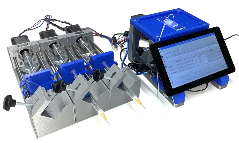 Poseidon: Open Source Syringe Pump and Microscope System