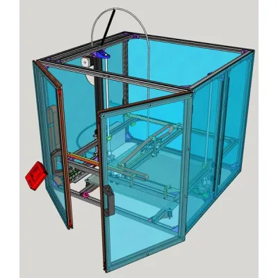 Plexiglass box for 3D4040 printer
