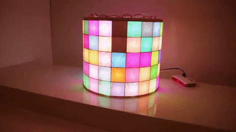 LED Matrix Cylinder — a blinkenlights tube