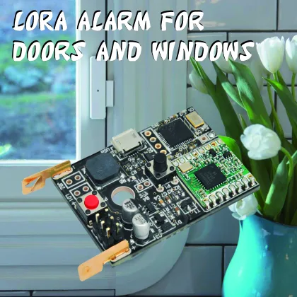 LoRa alarm for doors and windows