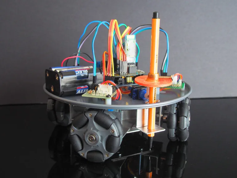 Arduino-Powered Omni Wheel Robotic Plotter