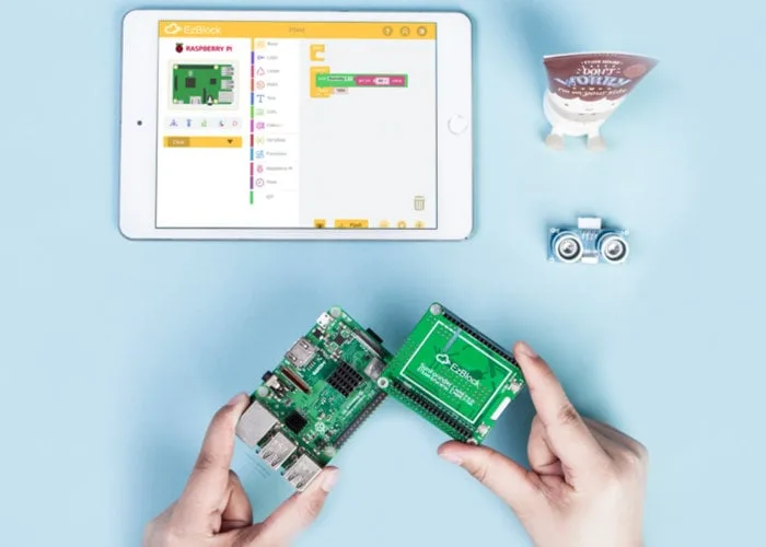 EZBlock Pi is an Easy to Use Raspberry Pi Programming Interface