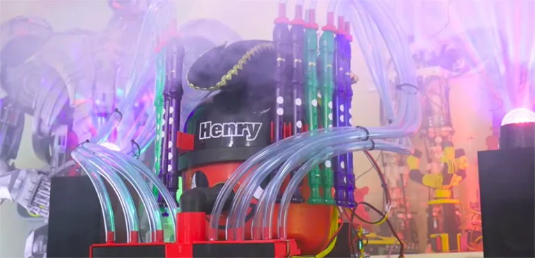 DIY MIDI Controlled Henry Hoover Pipe Organ