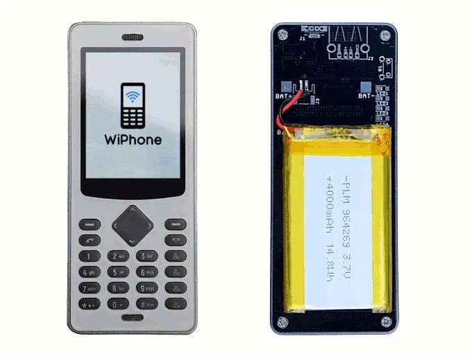 WiPhone: the VoIP Mobile Phone for Hackers and Makers
