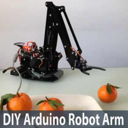 ROBOTIC Arm in plexiglass part 1