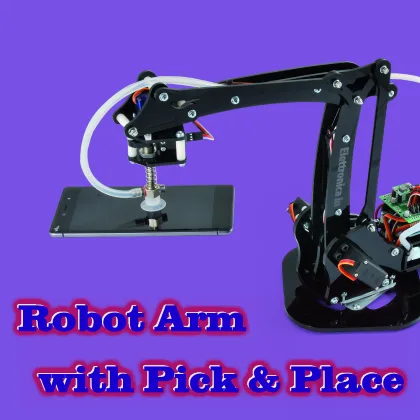 Robot Arm with Pick & PLACE part 2