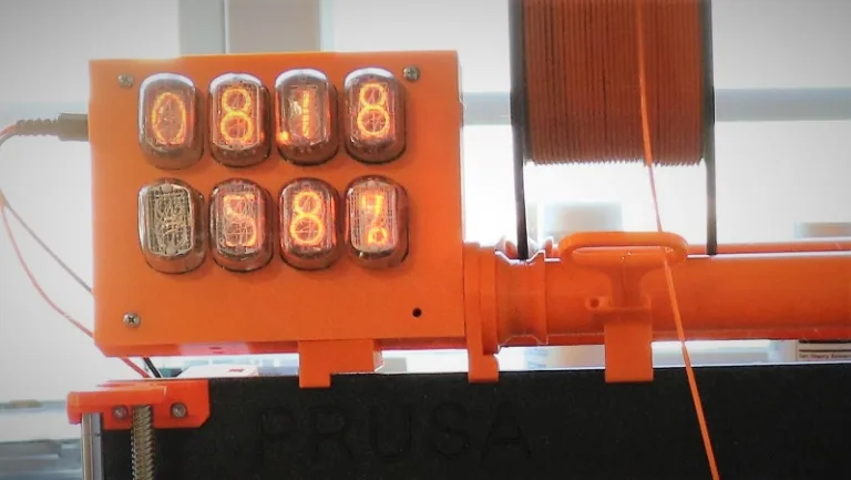 Nixie Tube Filament Meter for Your 3D Printer