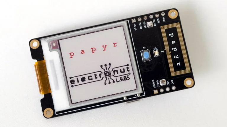 Papyr: Open Hardware nRF52840 ePaper Display