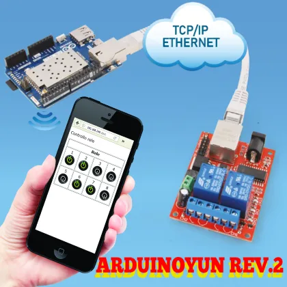 ARDUINO YUN REV.2 AND SR-201 RELAY CARD