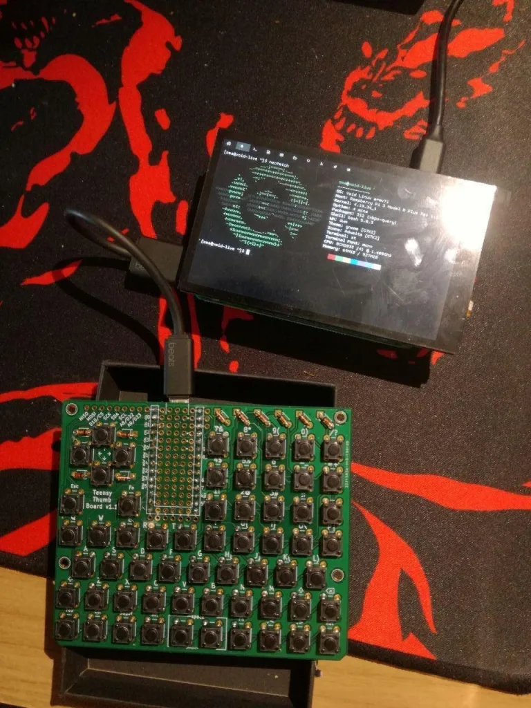 Building a Raspberry Pi full keyboard handheld