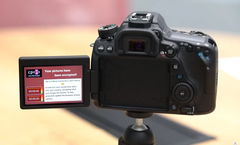 Ransomware in a DSLR Camera