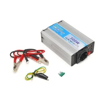 Pure sine wave inverter – 300W-12V – 220Vac + USB