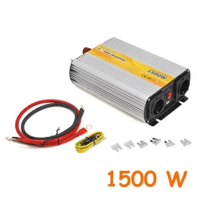 Modified sine wave inverter output 1500W 12V-220VAC + USB