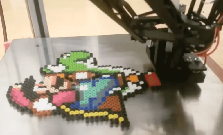 Print with Perler beads